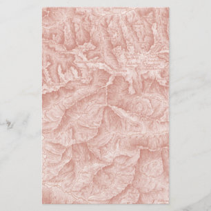 Mountain Topographic Map paper