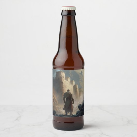 Mountain Town Siege Bier Etiket (Voorkant)