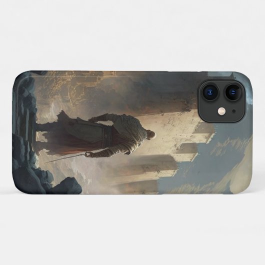 Mountain Town Siege Case-Mate iPhone Case (Achterkant (horizontaal))