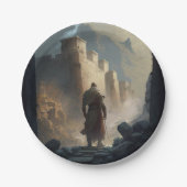 Mountain Town Siege Papieren Bordje (Voorkant)