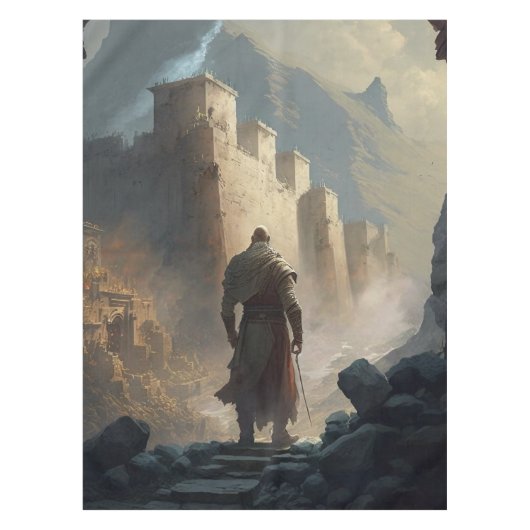 Mountain Town Siege Tafelkleed (Voorkant)