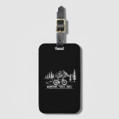 Mountain Trail Bikes - Fietser Fietser Fiets Bagagelabel (Voorkant (verticaal))