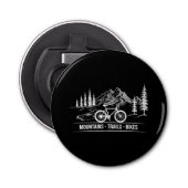 Mountain Trail Bikes - Fietser Fietser Fiets Button Flesopener (Voorkant)