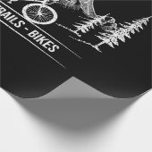 Mountain Trail Bikes - Fietser Fietser Fiets Cadeaupapier (Hoek)