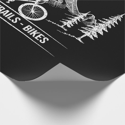 Mountain Trail Bikes - Fietser Fietser Fiets Cadeaupapier (Hoek)