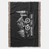 Mountain Trail Bikes - Fietser Fietser Fiets Deken (Voorkant Verticaal)