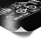 Mountain Trail Bikes - Fietser Fietser Fiets Foto Afdruk (Hoek)