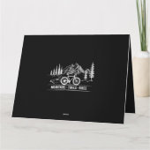 Mountain Trail Bikes - Fietser Fietser Fiets Kaart (Achterkant)