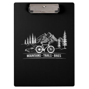 Mountain Trail Bikes - Fietser Fietser Fiets Klembord