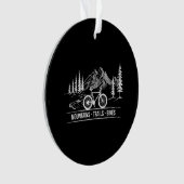 Mountain Trail Bikes - Fietser Fietser Fiets Ornament (voorkant)