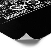 Mountain Trail Bikes - Fietser Fietser Fiets Poster (Hoek)