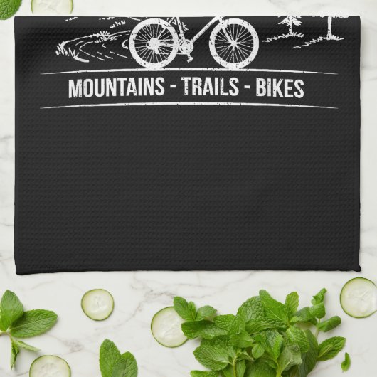 Mountain Trail Bikes - Fietser Fietser Fiets Theedoek (Gevouwen)