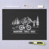 Mountain Trail Bikes - Fietser Fietser Fiets Tissuepapier (Craft)