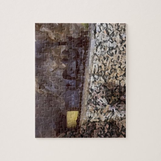 Mountain Train Puzzle Legpuzzel (Verticaal)