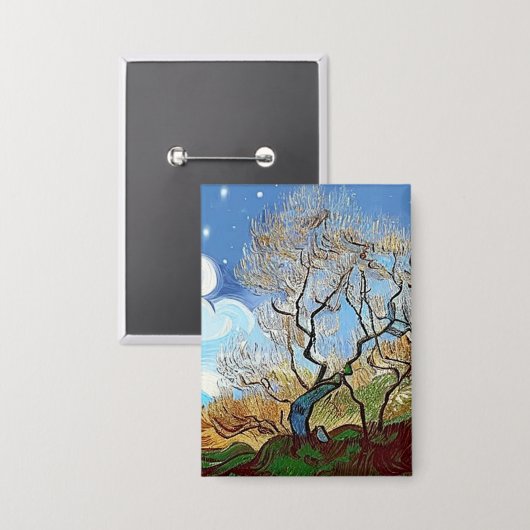 MOUNTAIN TREE BUTTON (Voorkant / Achterkant)