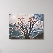 MOUNTAIN TREE CANVAS AFDRUK (Voorkant)