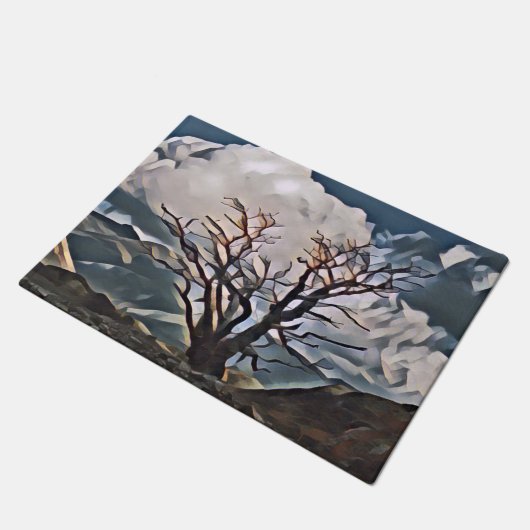 MOUNTAIN TREE DEURMAT (Schuin)