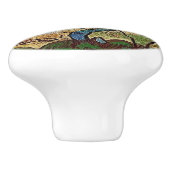  MOUNTAIN  TREE KERAMISCHE KNOP (Zijkant)