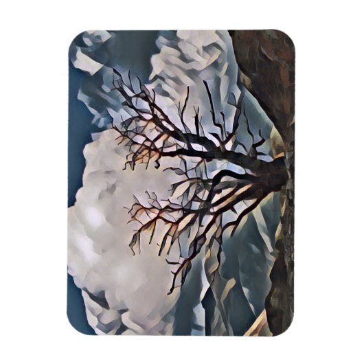 MOUNTAIN TREE MAGNEET (Verticaal)