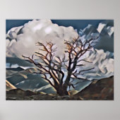 MOUNTAIN TREE POSTER (Voorkant)