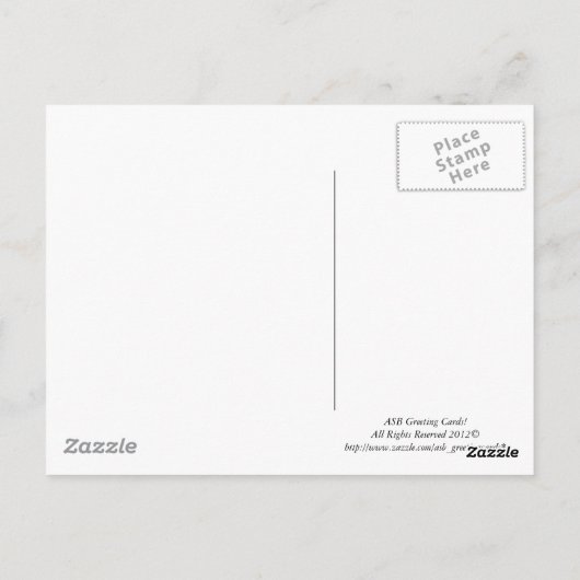 Mountain Uitzicht Briefkaart! Briefkaart (Achterkant)