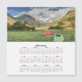 Mountain uitzicht campingkalender (Voorkant)