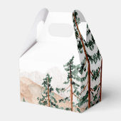 Mountain Uitzicht Favor Boxes Bedankdoosjes (Achterkant)