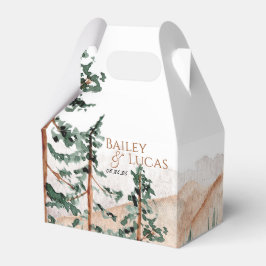 Mountain Uitzicht Favor Boxes Bedankdoosjes