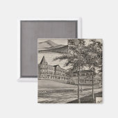 Mountain Uitzicht House, Whitefield, NH Magneet (Voorkant / Achterkant)