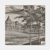 Mountain Uitzicht House, Whitefield, NH Magneet (Voorkant)