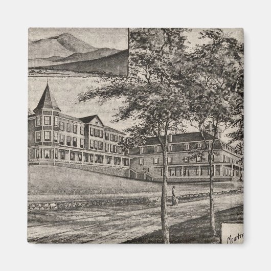 Mountain Uitzicht House, Whitefield, NH Magneet (Voorkant)