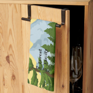 Mountain Uitzicht Pillar Candle Theedoek
