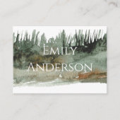 Mountain Uitzicht Place Cards Visitekaartje (Voorkant)