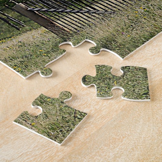 Mountain Uitzicht Puzzle Legpuzzel (Zijkant)