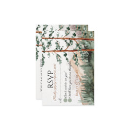 Mountain Uitzicht RSVP-kaarten Kaart