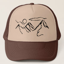 Mountain Uitzicht Trucker Hat