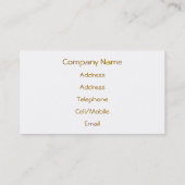 MOUNTAIN UITZICHTEN, WALEN VISITEKAARTJE (Achterkant)