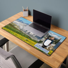 Mountain Vacation Personaliseer familie foto schat Bureaumat