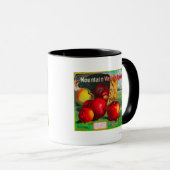 Mountain Valley Apple LabelHamilton, MT Mok (Voorkant rechts)