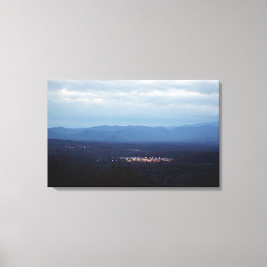 Mountain Valley Canvas Afdruk (Voorkant)