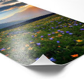 Mountain Valley Foto Afdruk (Hoek)