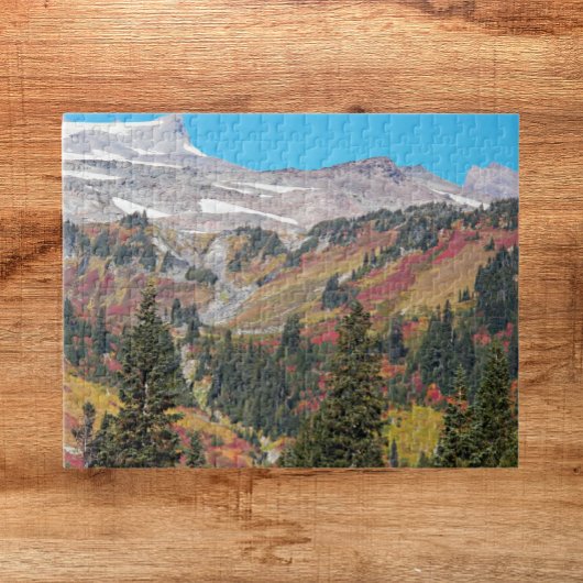 Mountain Valley Herfst Kleurenlandschap Legpuzzel