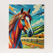 Mountain Valley Horse 500 Stuk Puzzel Legpuzzel (Verticaal)