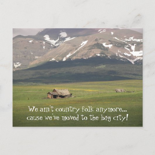 Mountain Valley Landschap Bewegende aankondiging (Voorkant)