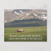 Mountain Valley Landschap Bewegende aankondiging (Voorkant)