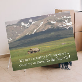 Mountain Valley Landschap Bewegende aankondiging