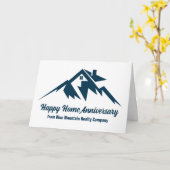 Mountain Vastgoedbedrijf Custom Marketing Kaart (Gele Bloem)