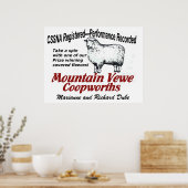 Mountain Vewe Coopworth Poster (Keuken)