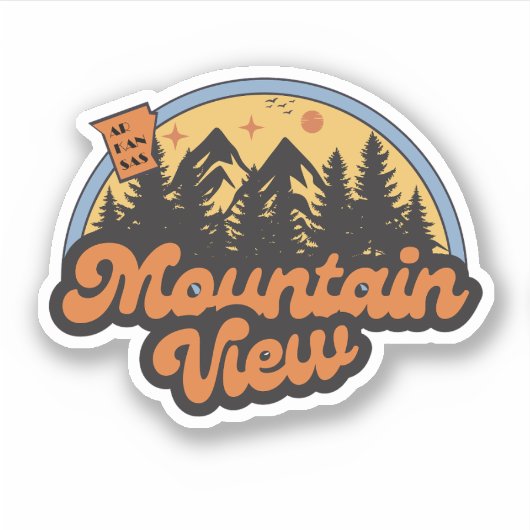 Mountain View, Arkansas  Sticker (Voorkant)