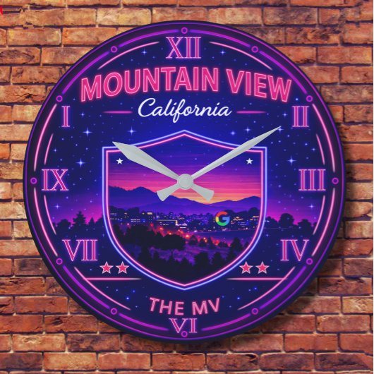 Mountain View California Tech Valley Grote Klok